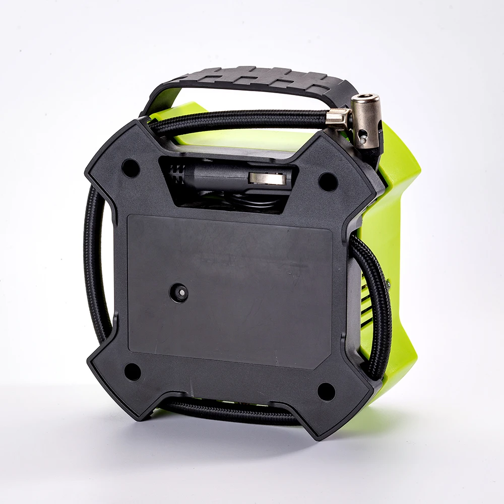 12v 160psi portable air pump for car, truck, suv tires car air compressor with analog pressure gauge