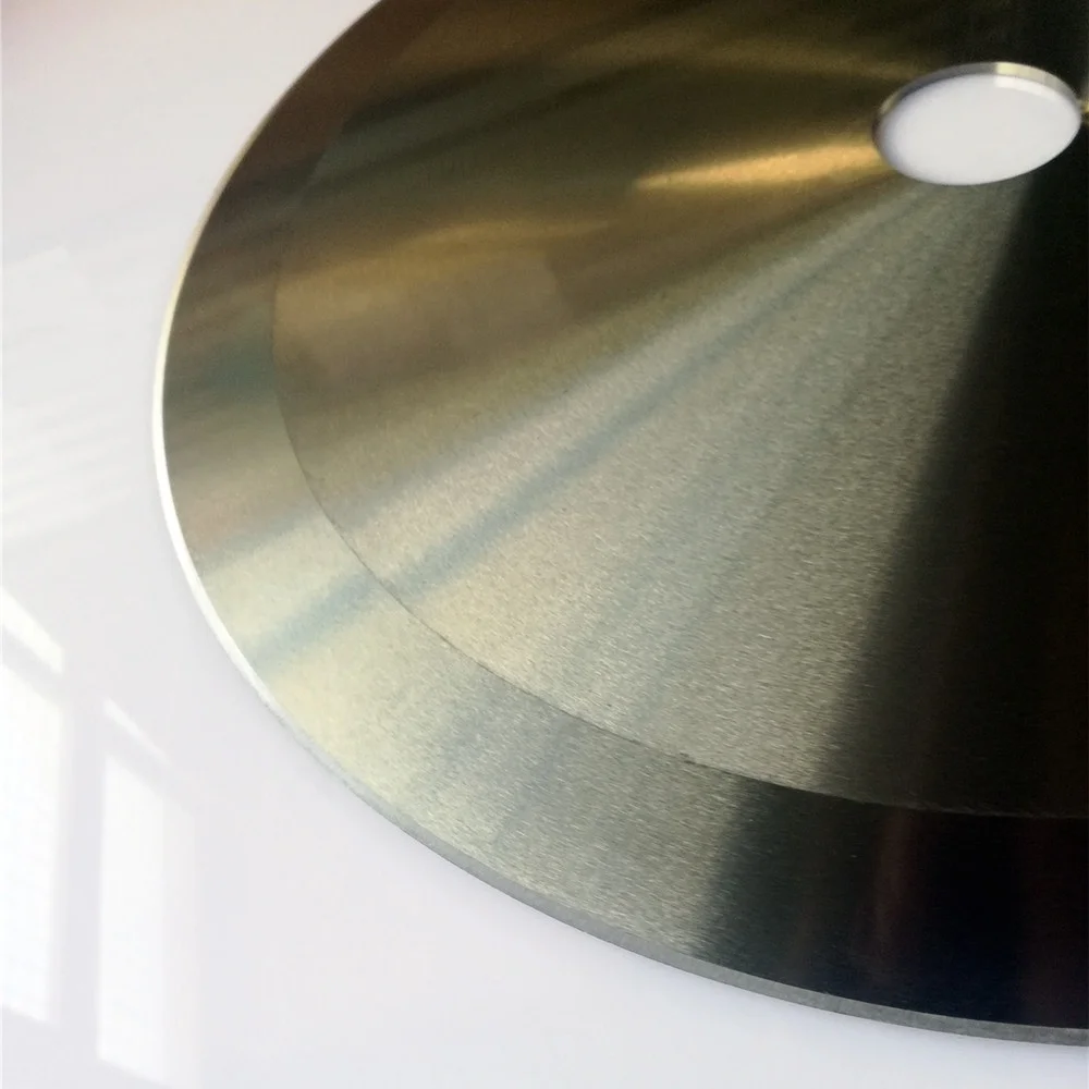 Custom High Efficiency Textile Industry Slitting Knives Tungsten Carbide Slitting Fabric Round Blade