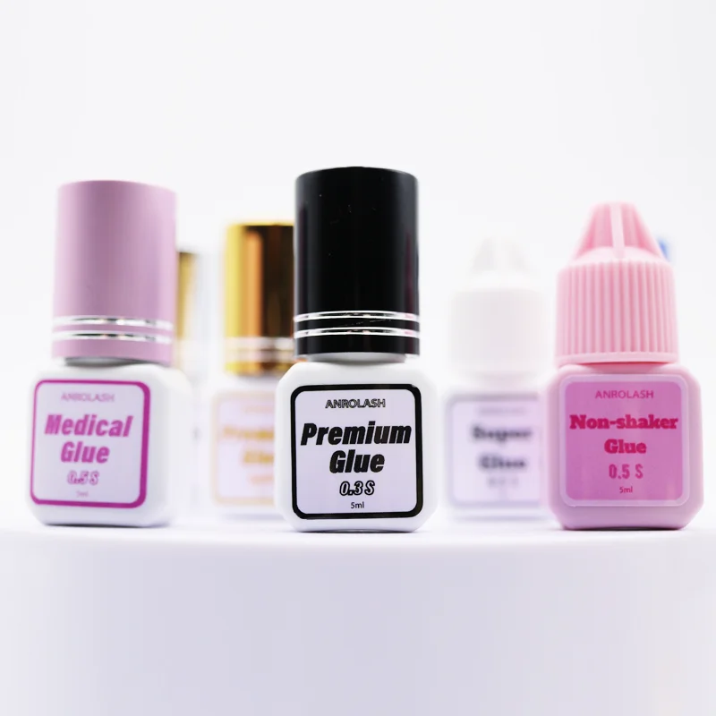 Natural Makeup Latex Free Hypoallergenic Waterproof Black Eyelashes Glue Supplier Eye Lash Glue