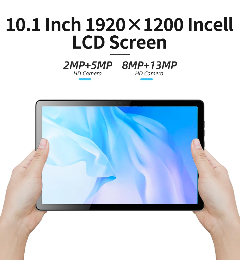 10.1 Inch Octa-core android 14 GMS tablet wifi 800*1280 ips LTE
