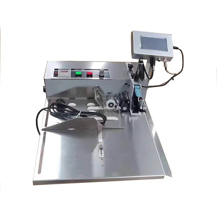 Automatic Plastic bag coding machine expired date and production with English control screen
