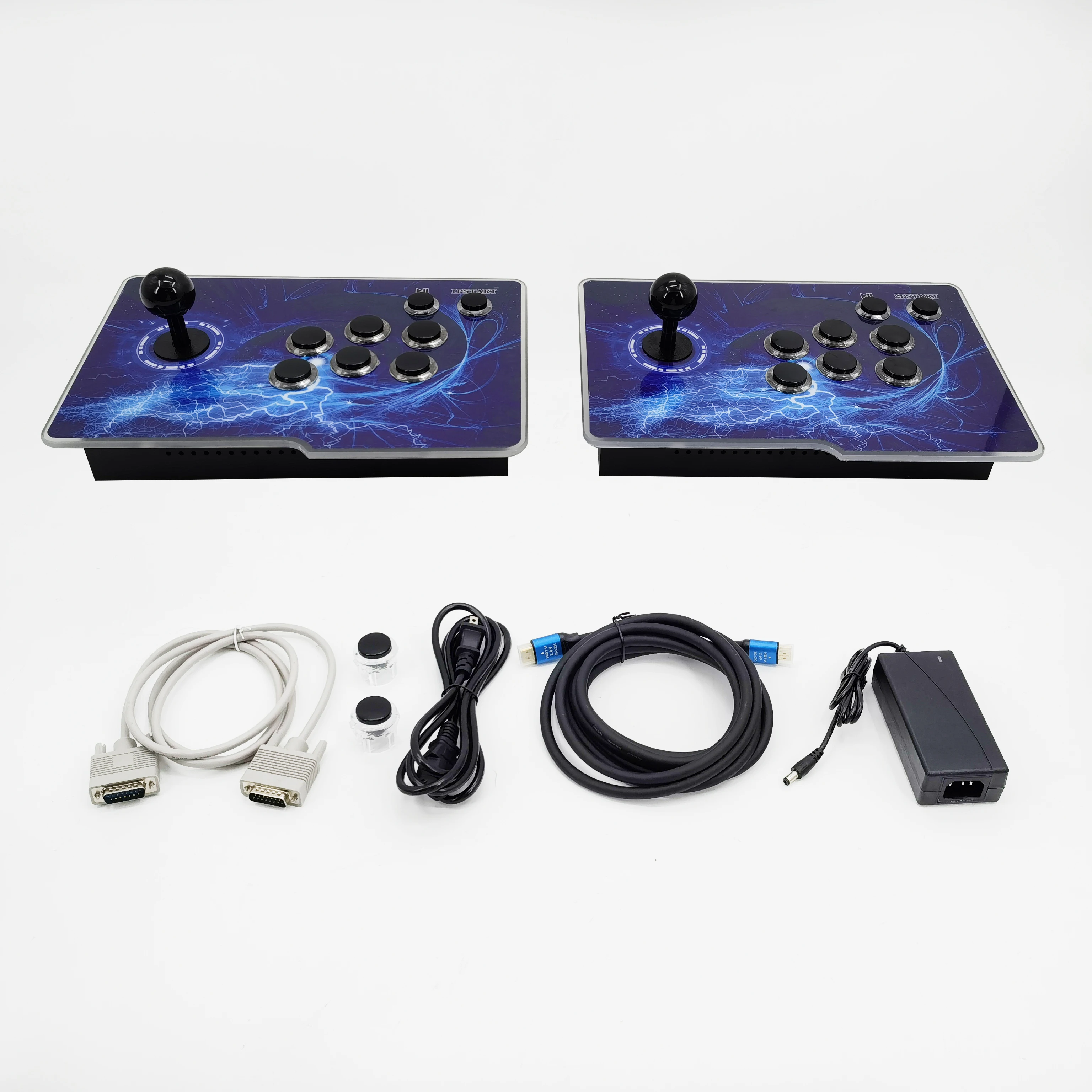 2023 New Pandora Arcade 11000 In 1 3d Game Box High-quality Split Console With Led Light Support 1-4 Player