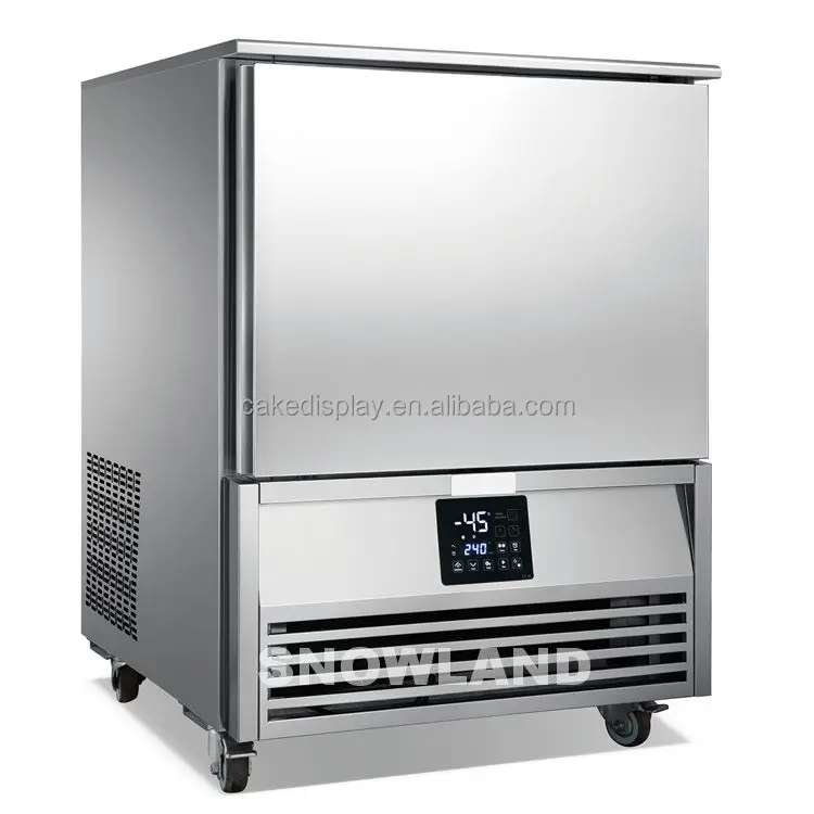 Hight Quality 5 Pans Shock Freezer Blast Chiller Quick Freezing Machine Blast Freezer For Gelato