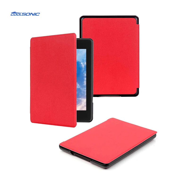 Заводская цена, оптовая продажа, задняя крышка ПК, чехол из искусственной кожи, чехол для планшета для Amazon Kindle 4 10, 2018, 6 дюймов