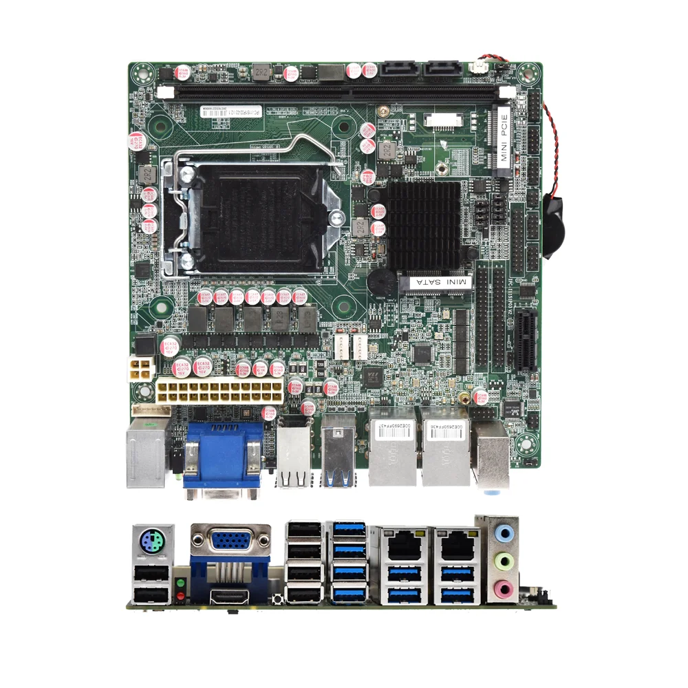 Fodenn Customization Intel Core 6th 7th I3/I5/I7 LGA1151 H110 MINI-ITX Embedded Industrial Motherboard