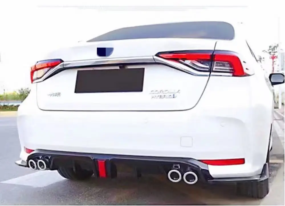 Rear lip For Corolla 2019 2020 2021 Car  Rear Bumper Diffuser