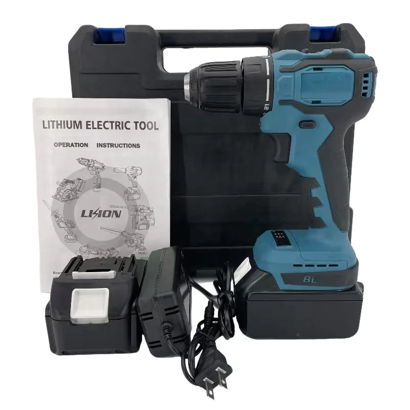 TianC Factory Supply Power Craft Cordless Drill Brushless 21V/18v Cordless Drill Power Tool Set