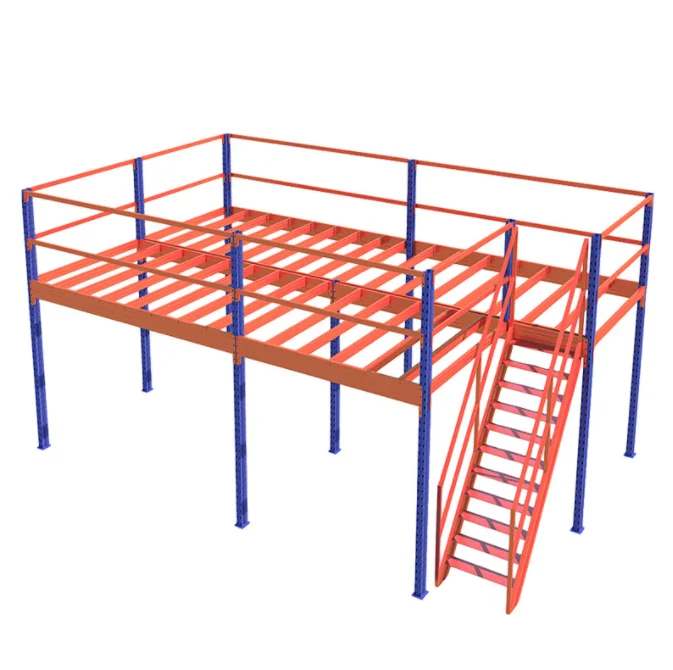 Полка для хранения чердака из стального материала Съемная легкая в сборке полка платформа