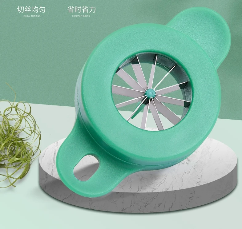 Plum Blossom Scallion Silk Knife Kitchen Green Onion Shredder,Green Onion Cutter Spring Onion Cutter Graters Shred Silk Knife