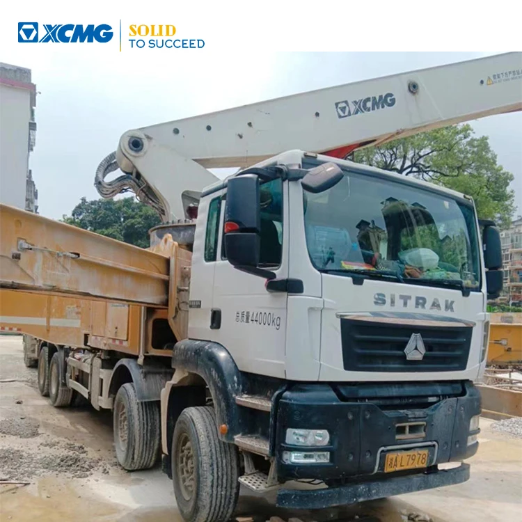 XCMG официальный Подержанный 62 м HB62V грузовик бетононасос используется дизельный мобильный для продажи