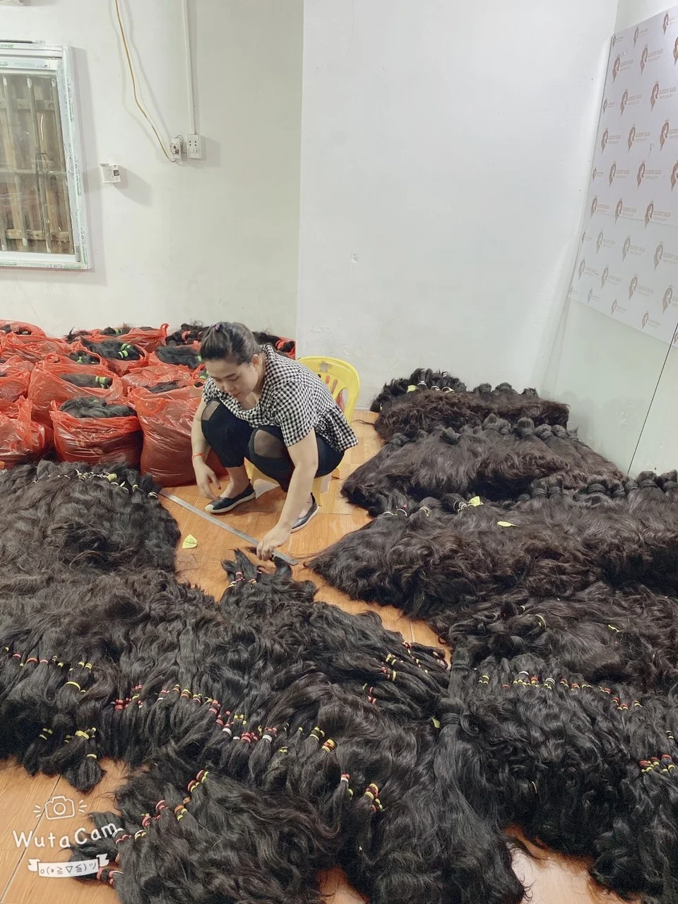  100% вьетнамские человеческие волосы оптом-необработанные индийские оптом