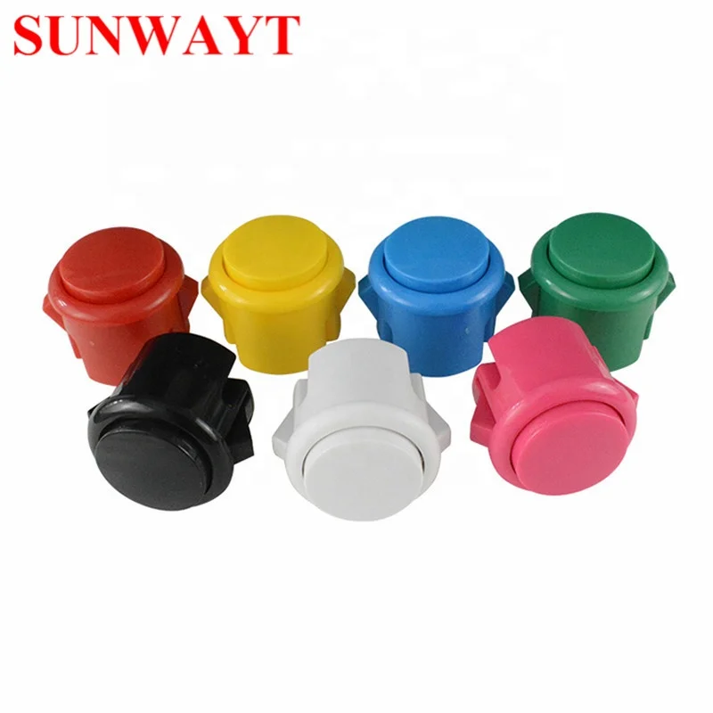  Baolian Factory Прямая оптовая продажа 30 мм SANWA Стиль Мгновенный кнопочный переключатель аркадная игра кнопка со встроенным микропереключателем