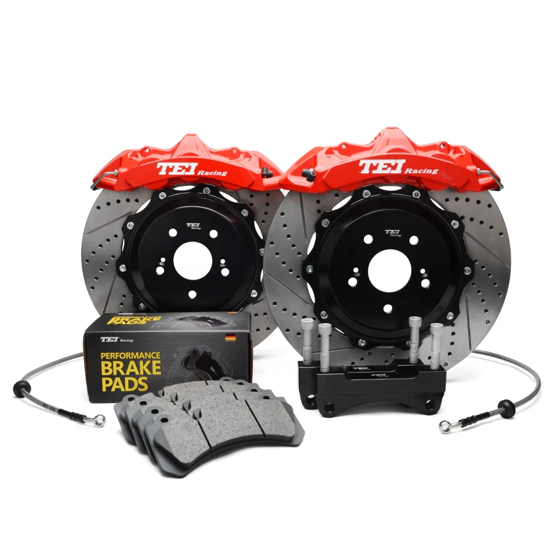 TEI Caliper Big Brake Kit 6-Piston Caliper with 378x32mm Rotor Front Brake Caliper For BMW X6 E71 E72 2005-2019  19/20inch