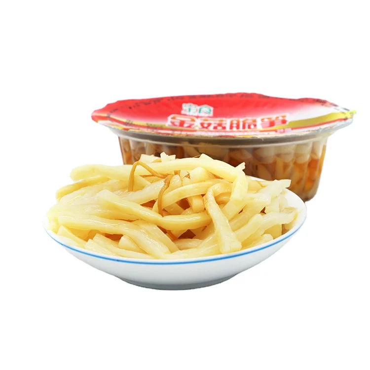 Wholesale Food Cans Plastic Canned Food From Zhangzhou China Half Bamboo Shoots And Mushroom