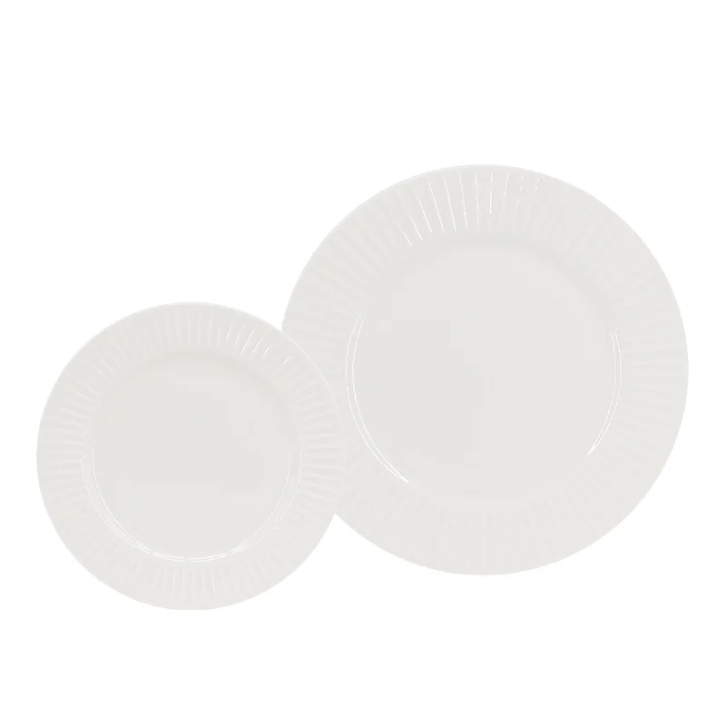 Reusable plates dinnerware luxury porcelain dinner set roya ceramic dinnerware set design