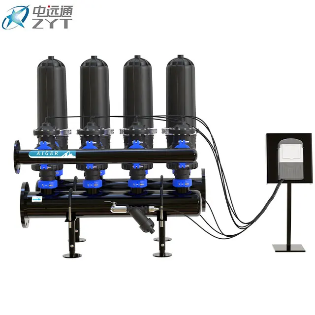 Agricultural 6 inch Irrigation System Automatic Backwash Disc Filter