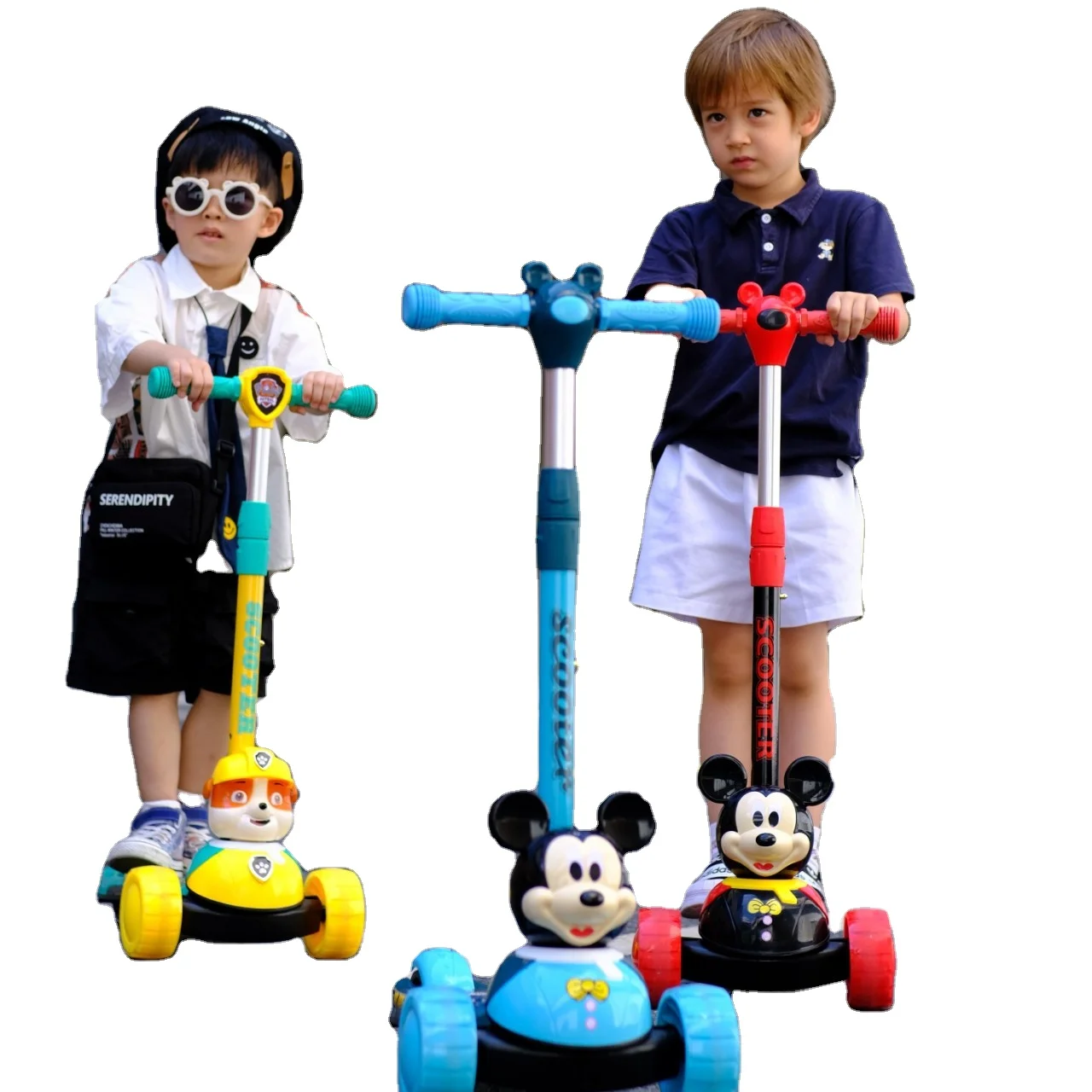 Высококачественные пластиковые детские скутеры