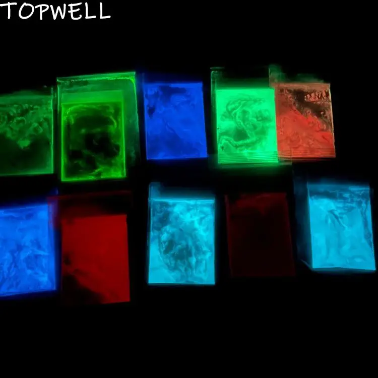 photoluminescence pigment aluminum powder pigment diy glow in dark pigment powder customizable