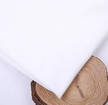 White 180g spandex jersey bamboo fiber T-shirt vest camisole casual wear sportswear fabric