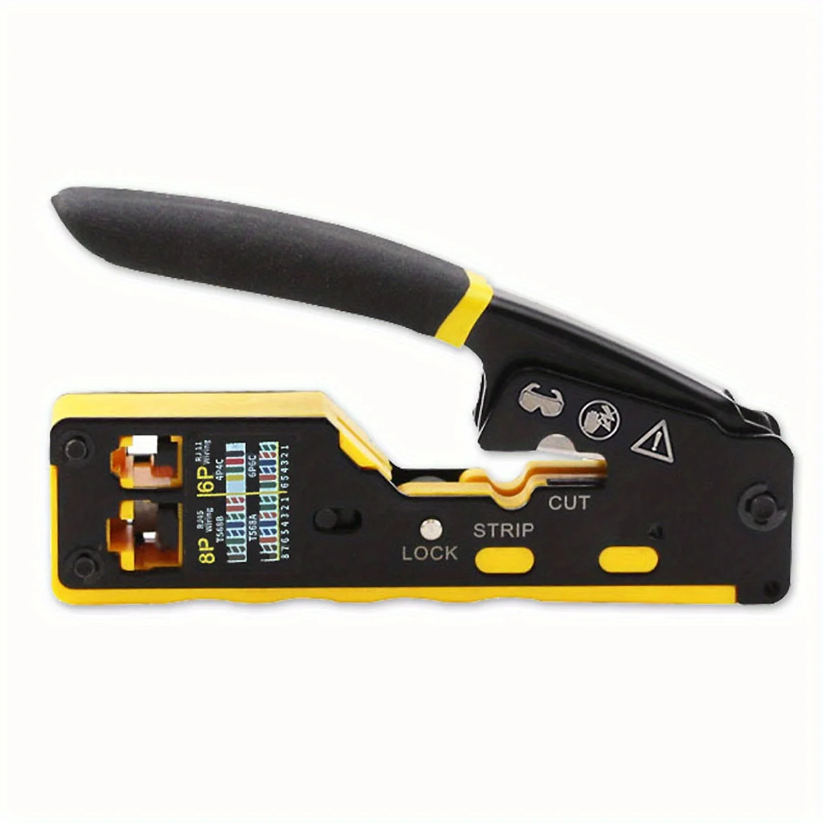 Многофункциональный Cat5e Cat6 Cat7 обжимной инструмент Rj11 Rj12 Rj45 для пропуска сетевого кабеля