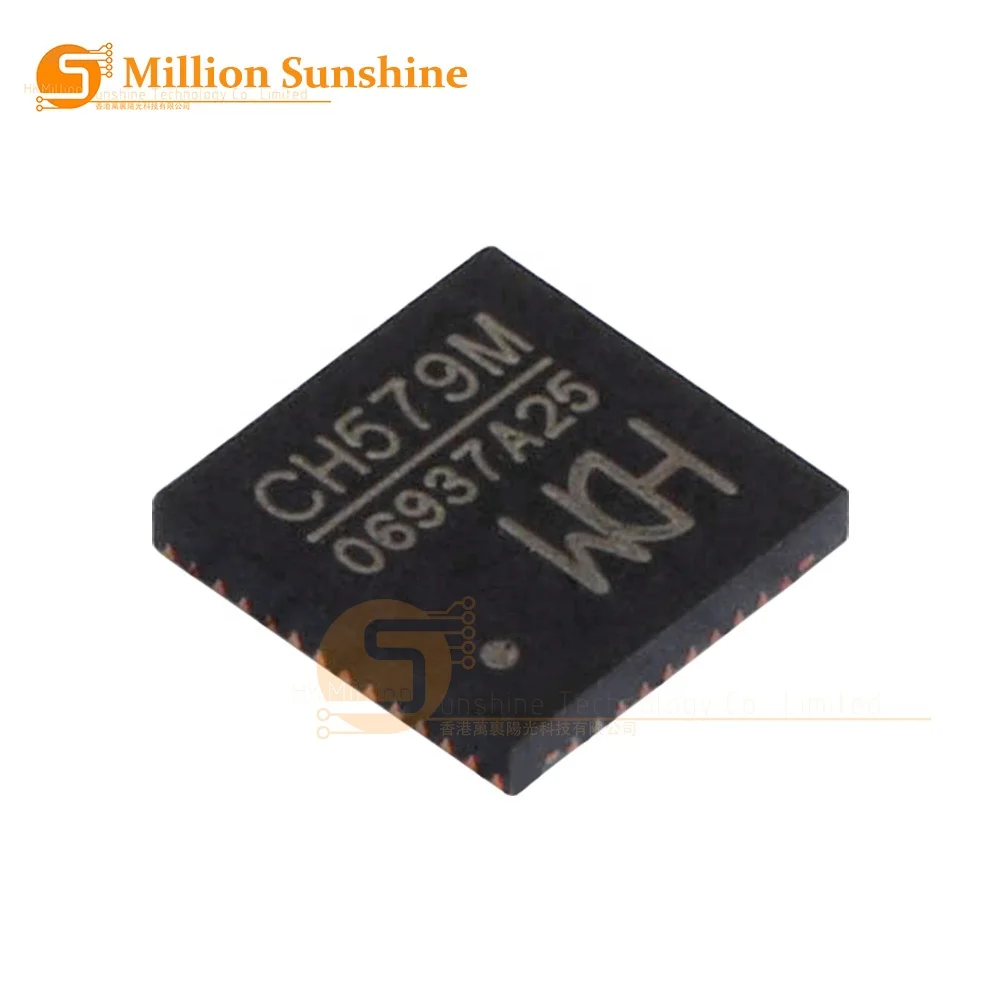 Чип Ch579m Qfn48 Bluetooth беспроводной Ble Ethernet Arm M0 заменяет Stm32