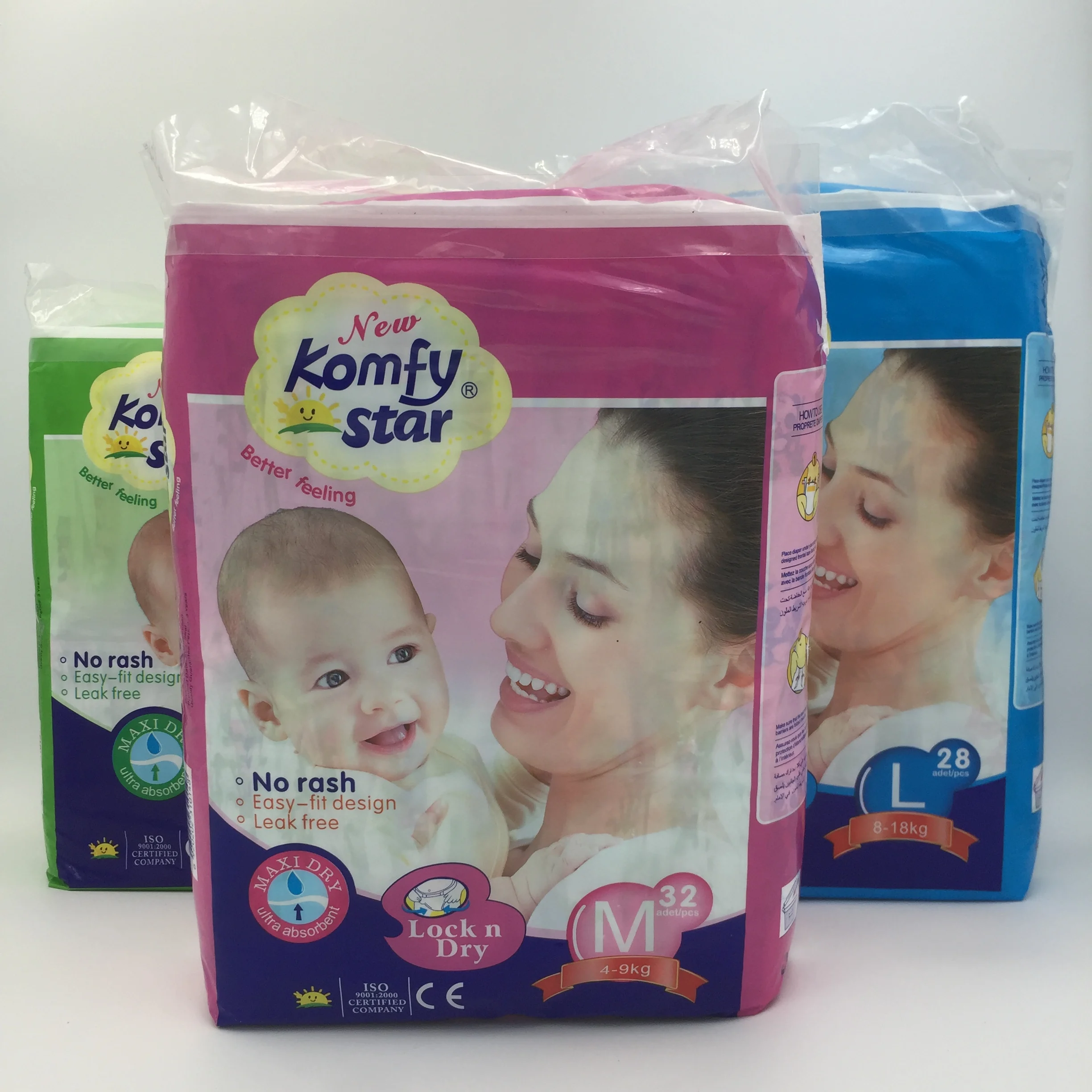 new born baby diaper 3 kg tape Low price PE for Africa market