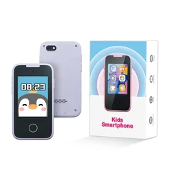 YMX PH05 Mini Cute Pink Blue Electrical Electronic Electric Kids Toy Mobile Smart Cell Phone with Camera for Kid Child Children