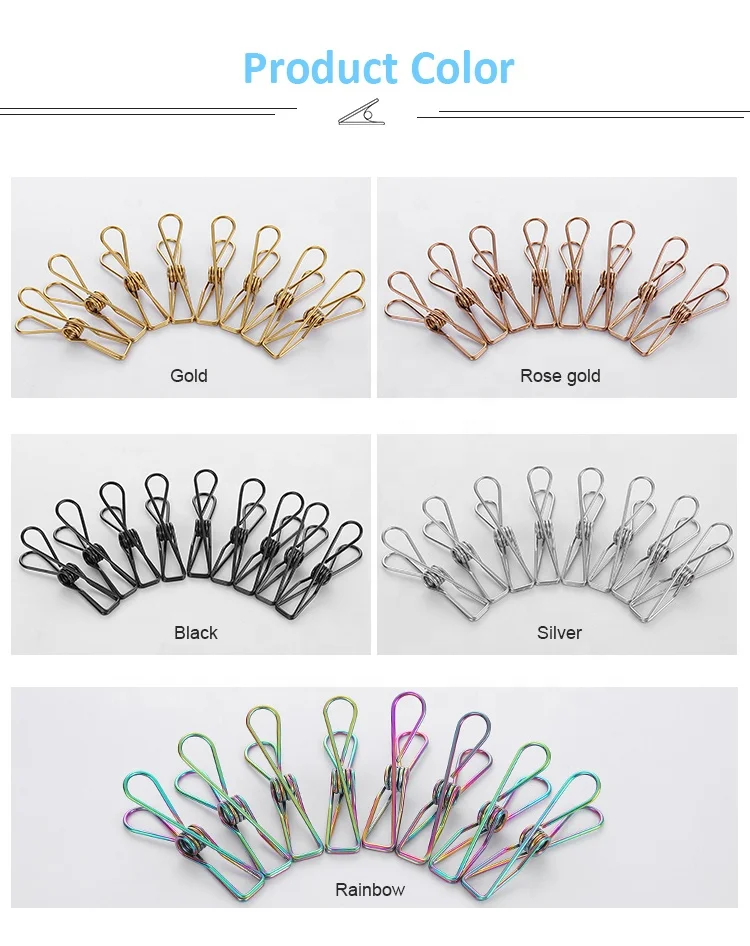 Прямая поставка с фабрики различные Колышки из нержавеющей стали и могут быть изготовлены на заказ с различными цветными зажимами