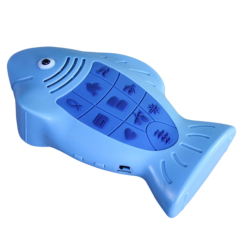 Factory  Custom Promotional Toys  Music Songs Baby Learning Toys Educational  Sound Fish Intelligent Talking Toys for Kids