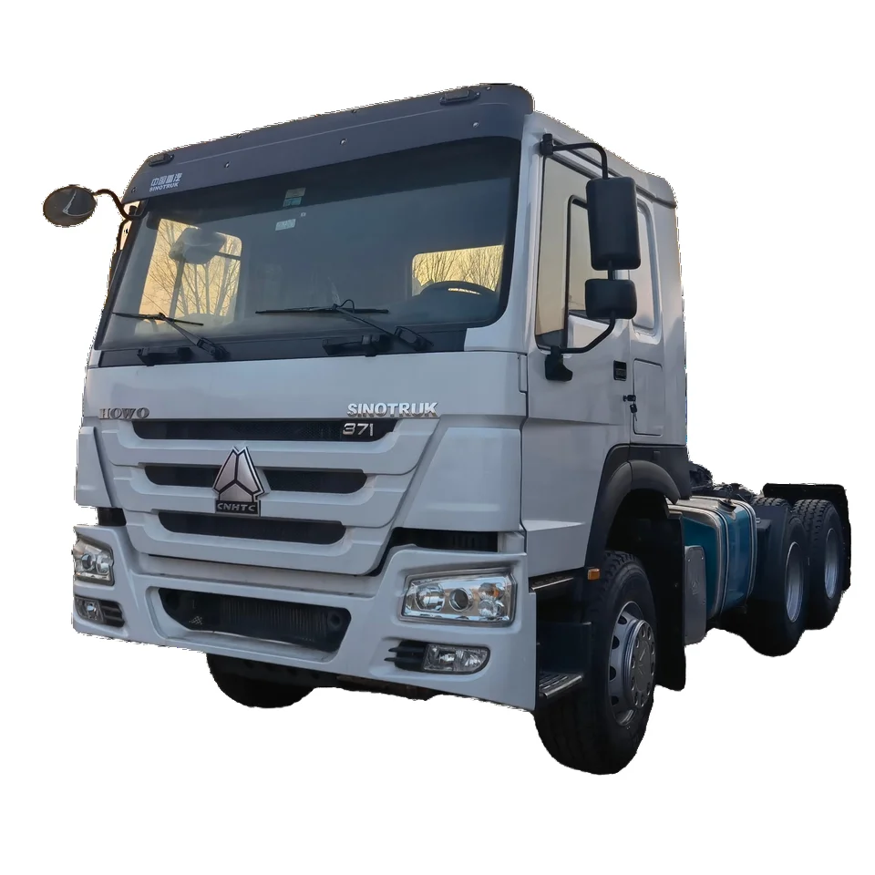 Китайский завод Sinotruk HOWO 6x4 дизельное топливо тяжелый грузовик хорошее состояние трактор Механическая Автоматическая коробка передач левое Рулевое управление