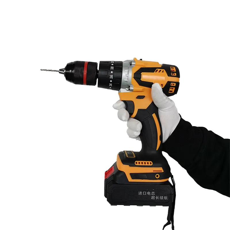 Professional Adapter Cordless Rotary Hammer Screwdriver Electric Drill with Battery