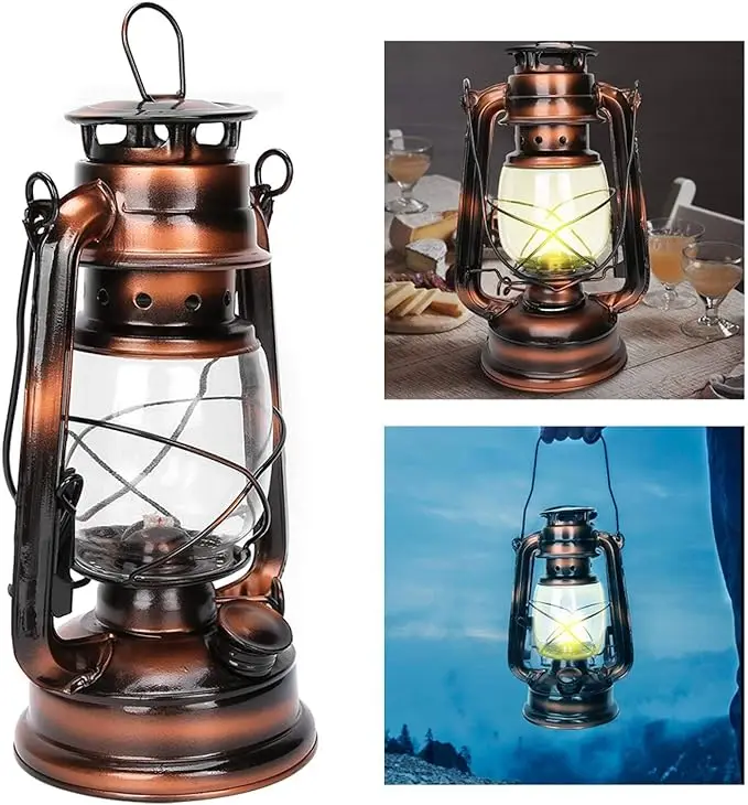 Emergency classic Outdoor Hiking Camping 2024 Adjustable Light Tools 7 Colors 4 Sizes Retro Kerosene Lamp Hurricane Lantern