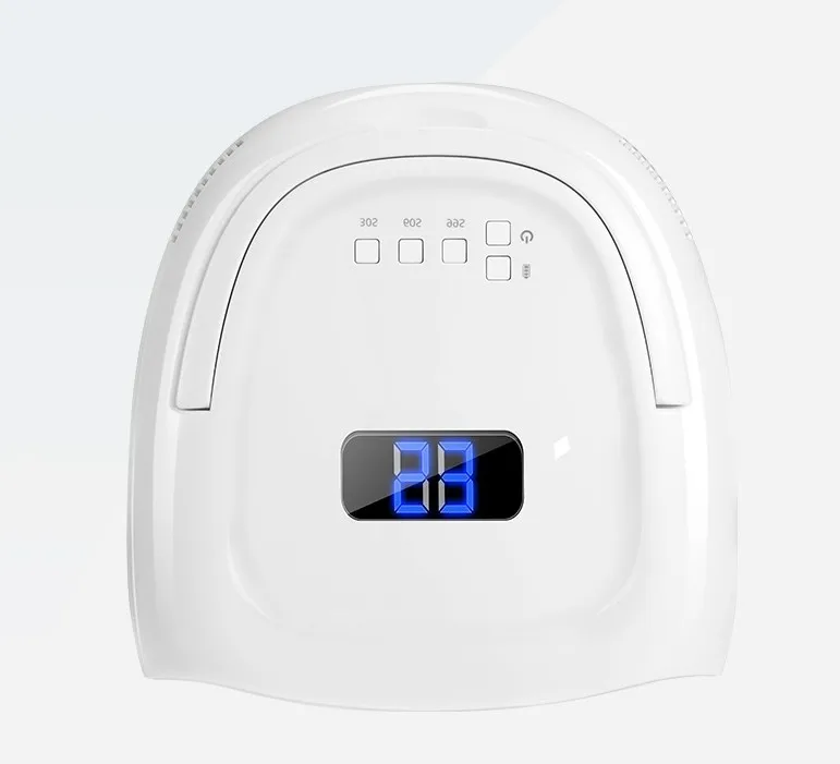 New S20 Built-in Battery Wireless UV Lamp 60W Gel Nail Polish Dryer Nail Curing Light Cordless LED Nail Lamp