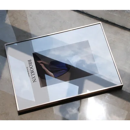 amazon hot sale A3 Customized Aluminum Alloy Collage Mounted Gift Bulk picture frames mouldings