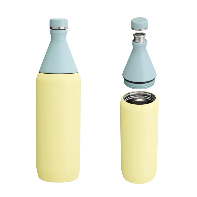 Leak proof 20oz 34oz both size spring All day silm bottle Twist off Lid with Leakproof Seal Slim Design for Travel & Gym