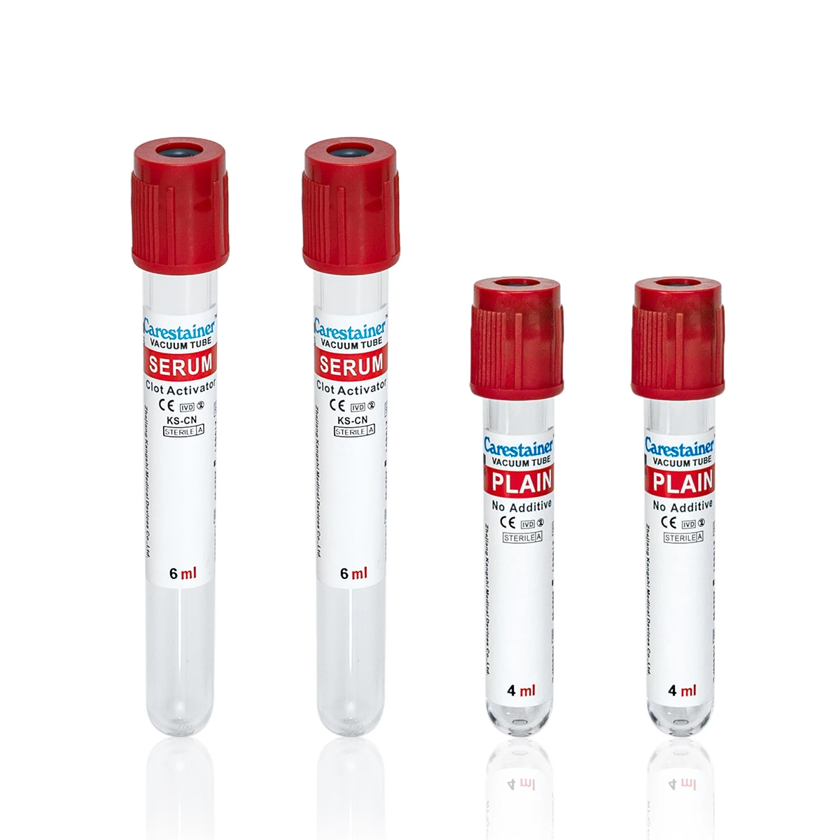 Carestainer Disposable Medical Consumable 3.5ml 5ml Gel Clot Activator Blood Test Tubes for Blood Collection
