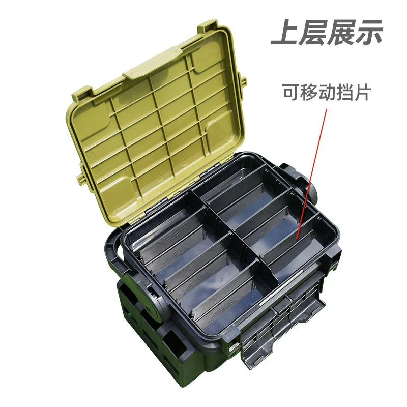 Lure Fishing Box Outdoor Can Sit People Fishing Box Accessories Multi-functional Fishing Box Wholesale