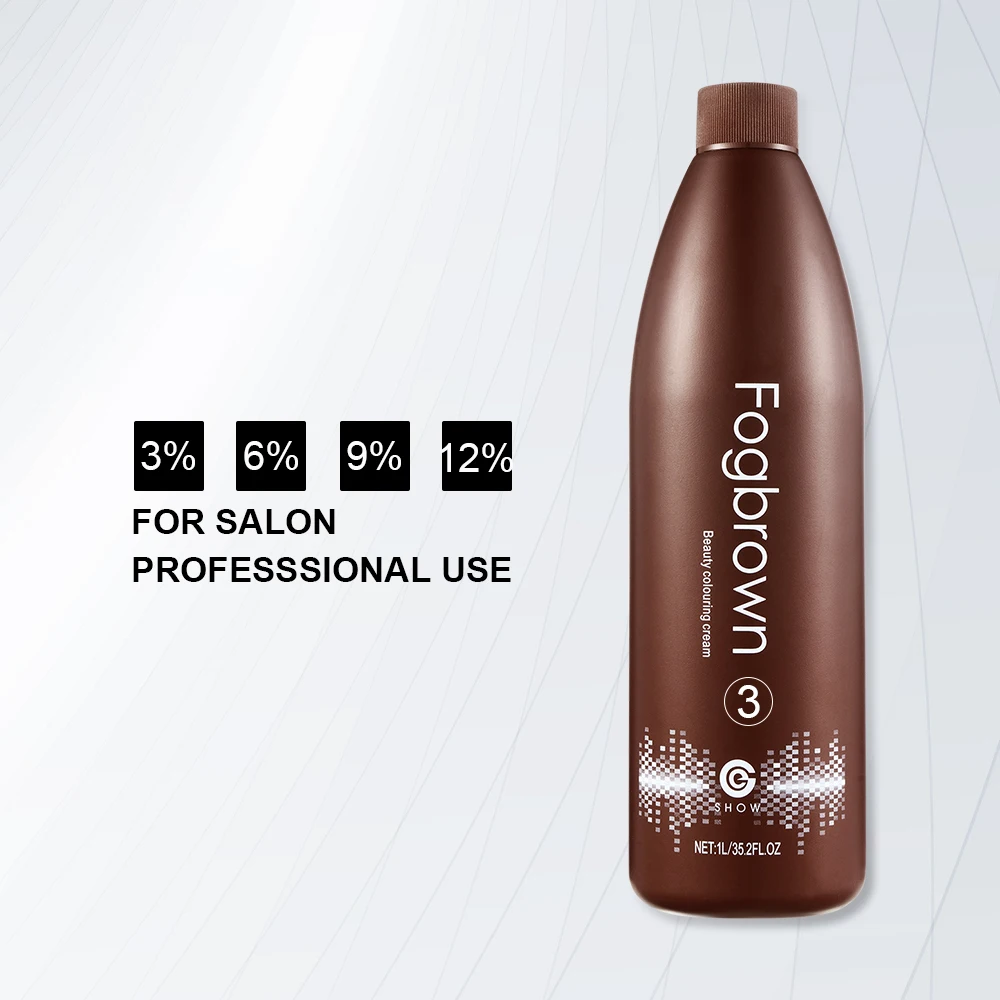 Wholesale oxidant hair coloring developer 3% 6% 9% 12% fragrance natural peroxide cream