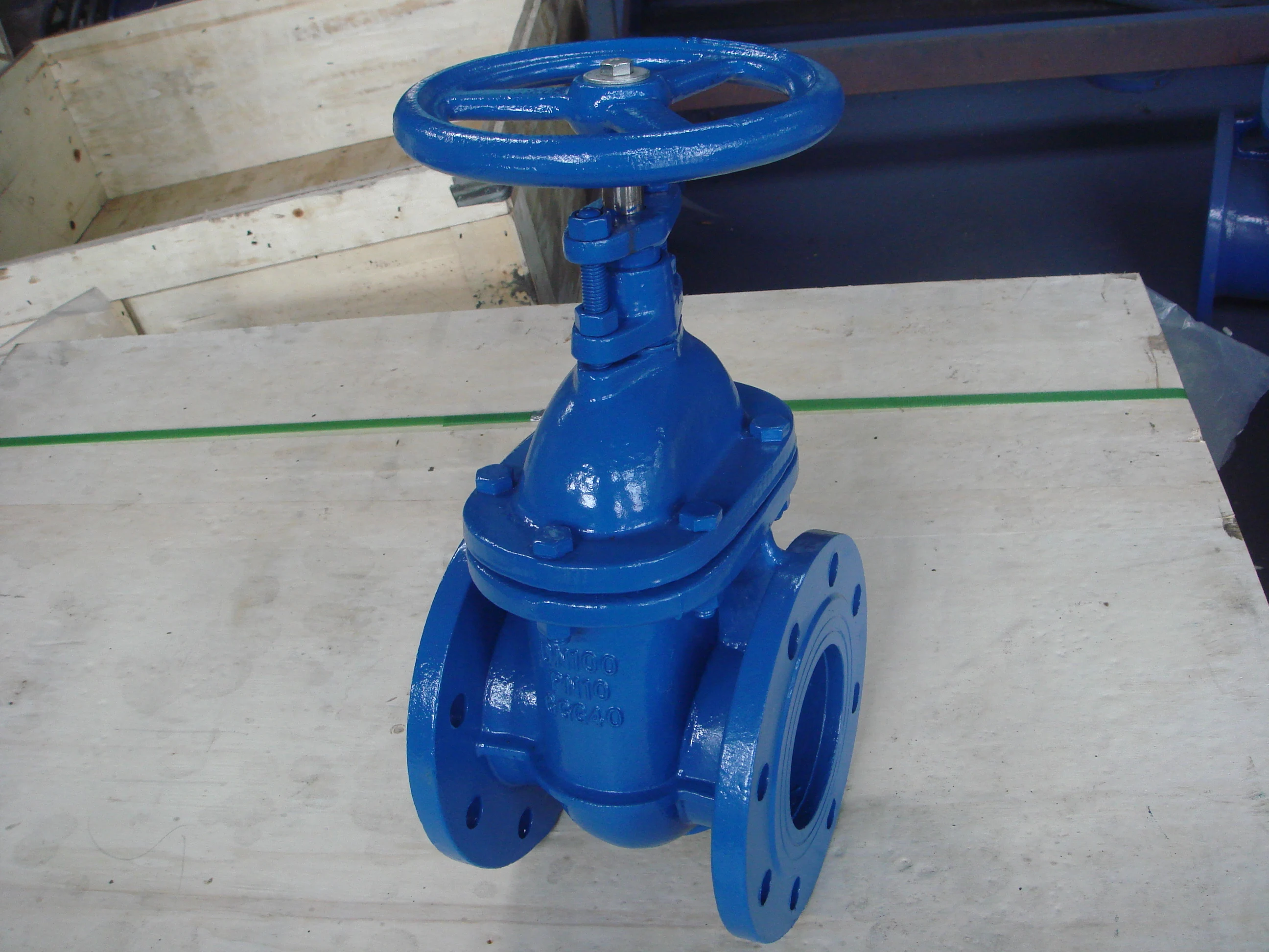 DIN затвор клапан чугун