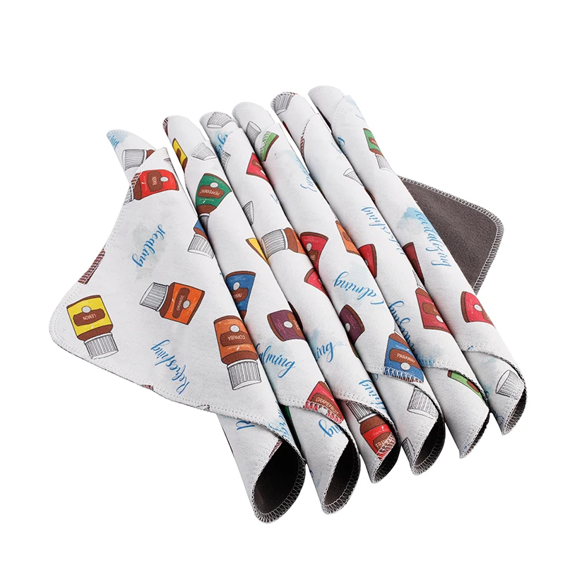 Organic Reusable Paperless Baby Cloth Kitchen Towels Eco Friendly Paper Custom Printed Cheap Unpaper towel