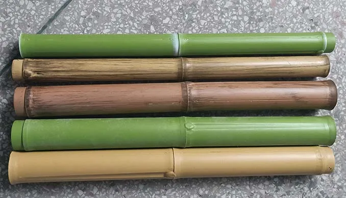 Class A Fire Retardant Artificial Bamboo Pole UV Resistant ASA High Standard Synthetic Bamboo Stake Canes