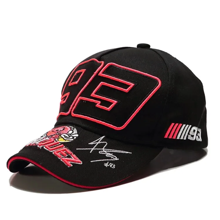 
New Arrival Men Women Baseball Cap MOTO GP Car Racing Snapback Embroidery Hip Hop Casual Black Red Trucker Dad Hat Gorras 