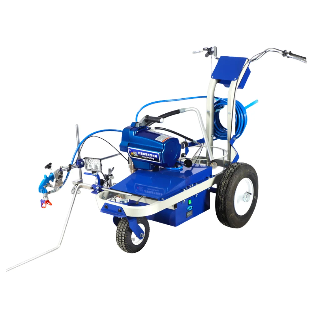 China New Design Hand-push Double Component Road Marking Paint Machine