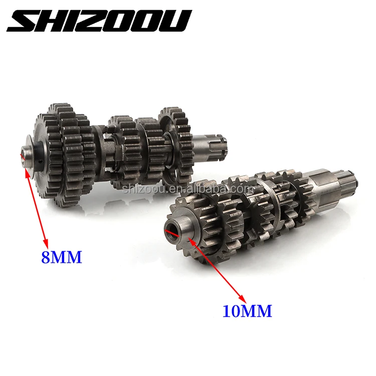 For CG250 CG200 CG 250 CG 200 Motorcycle Speed Main Counter Shaft Assy Engines Reverse Gear Gearbox Accessories 200 250cc