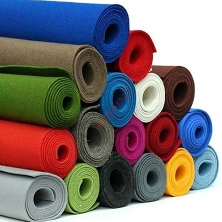 Wholesale Factory Supply 1mm Thickness Polyester Wool Fabric Felt Fabric For Children Felt cloth