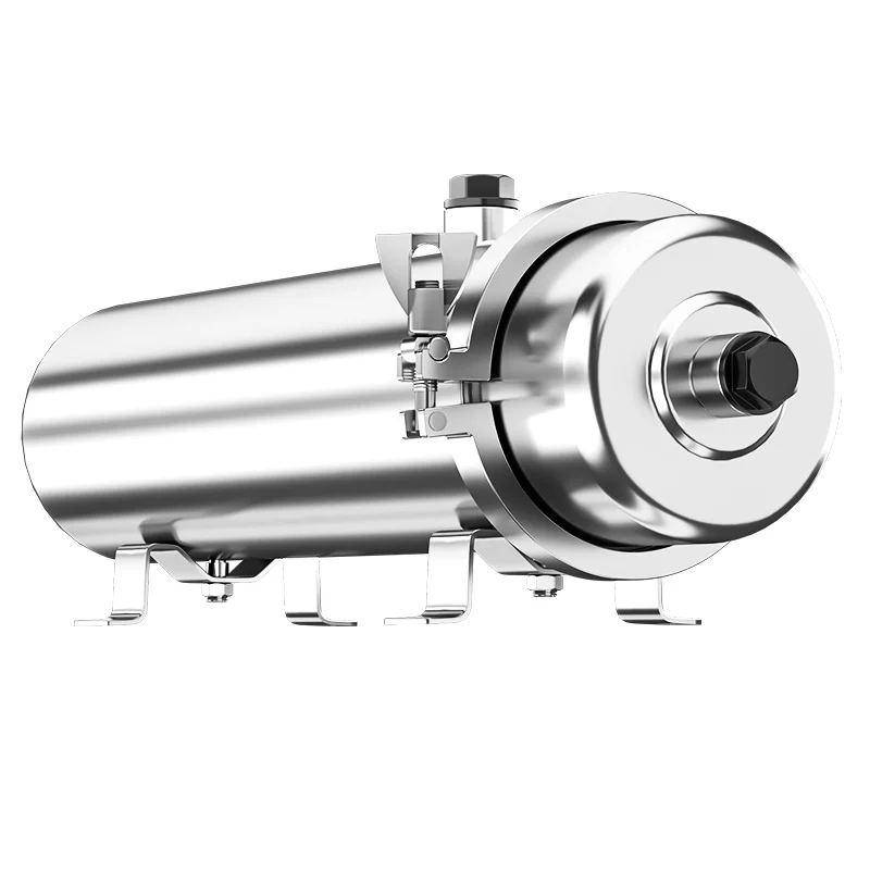 Stainless Steel Large Flow Whole House Water Purifier 8000L/H Manual PVDF Ultrafiltration Membrane Filter 0.01 Micron Washable