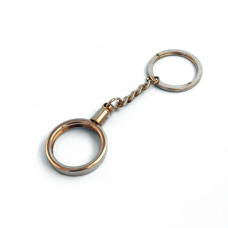 
27mm 32mm 38mm 45mm 50mm blank stainless steel split rings keyring keyring 