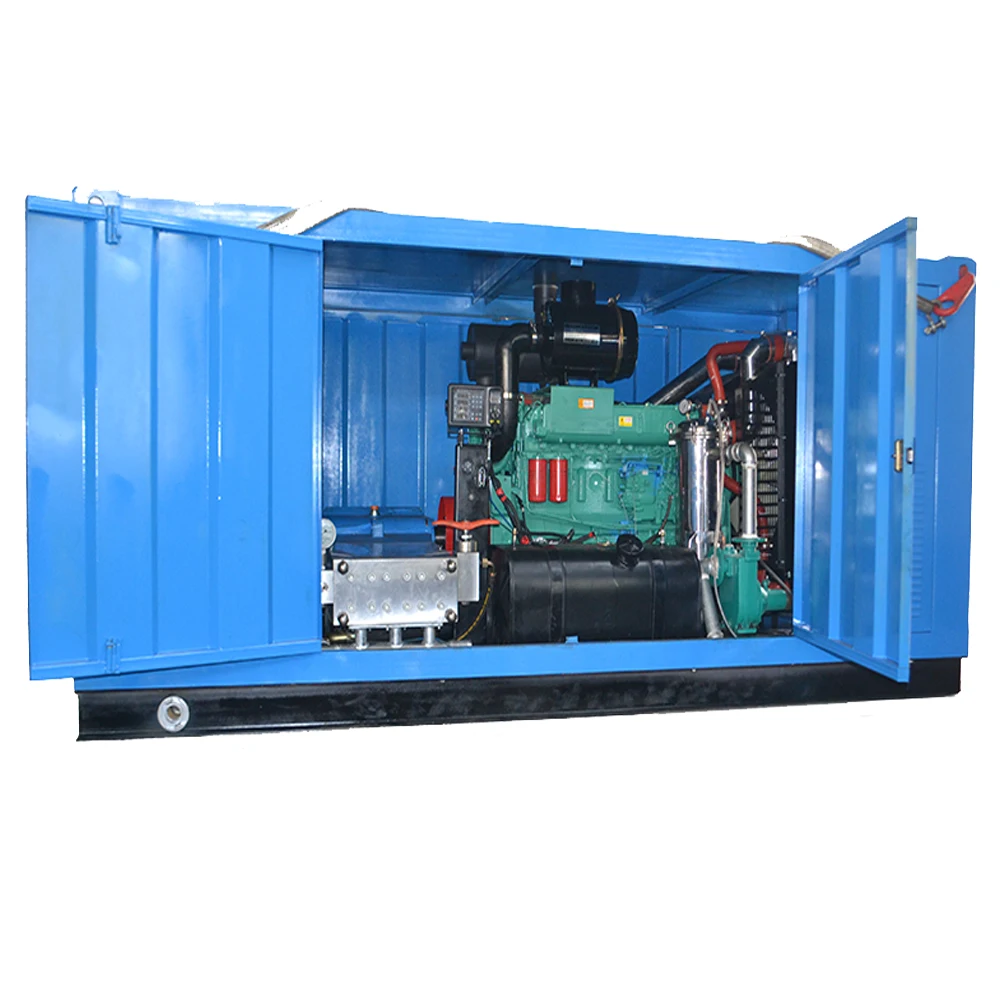 700bar to 1500bar Alcohol Plant Evaporator Condenser Pipe Cleaning Machine Water Jetting Equipment