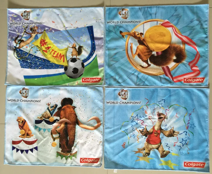 Custom Logo Printed 100% Microfiber Polyester Rally Towel