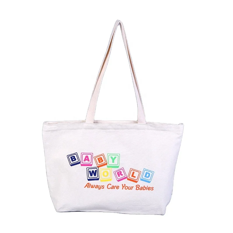 
est price custom shopping bag cotton bag grocery white cotton tote bag 